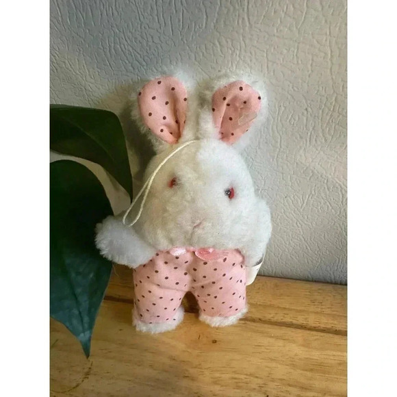 Vintage small Red Eyed Bunny plush - Picture 1 of 8